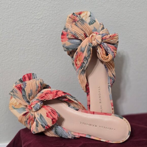 Loeffler Randall Daphne Knot Flat Sandals Size US Womens 6.5 B - Picture 3 of 8